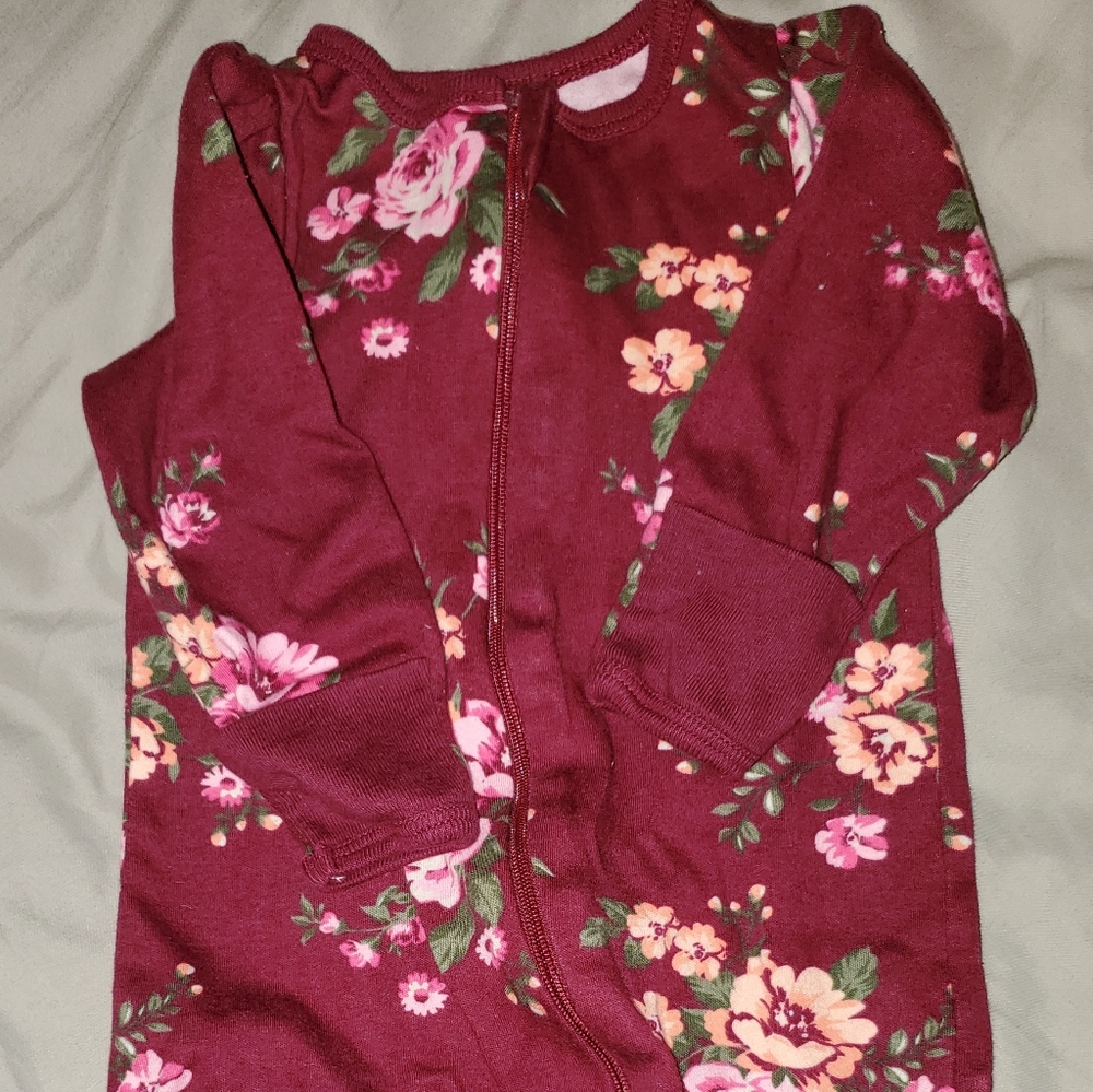 Floral footies